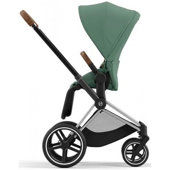 Купити Коляска дитяча 2 в 1 Cybex Priam Leaf Green шасі Chrome Brown 51 600 грн недорого, дешево