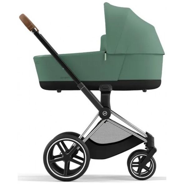 Купити Коляска дитяча 2 в 1 Cybex Priam Leaf Green шасі Chrome Brown 51 600 грн недорого, дешево