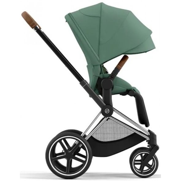 Купити Коляска дитяча 2 в 1 Cybex Priam Leaf Green шасі Chrome Brown 51 600 грн недорого, дешево