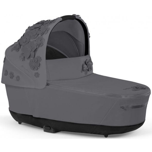 Купити Коляска дитяча 2 в 1 Cybex Priam Simply Flowers Grey шасі Matt Black 62 340 грн недорого, дешево