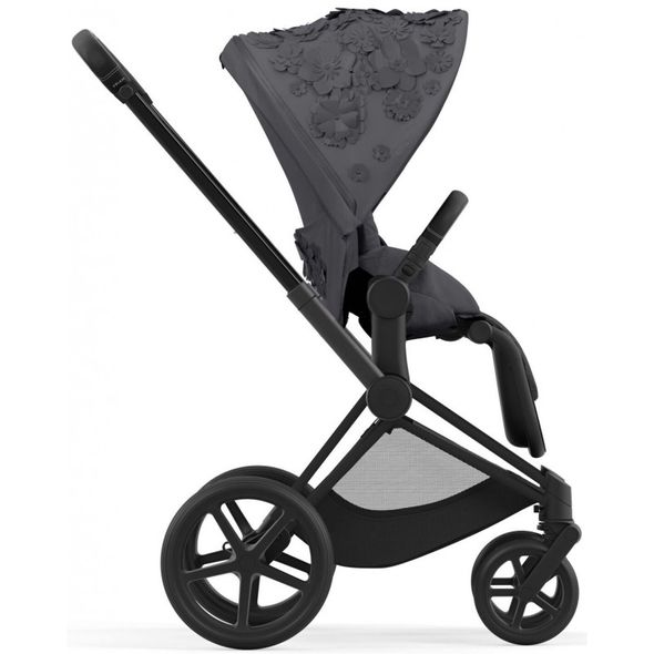 Купити Коляска дитяча 2 в 1 Cybex Priam Simply Flowers Grey шасі Matt Black 62 340 грн недорого, дешево