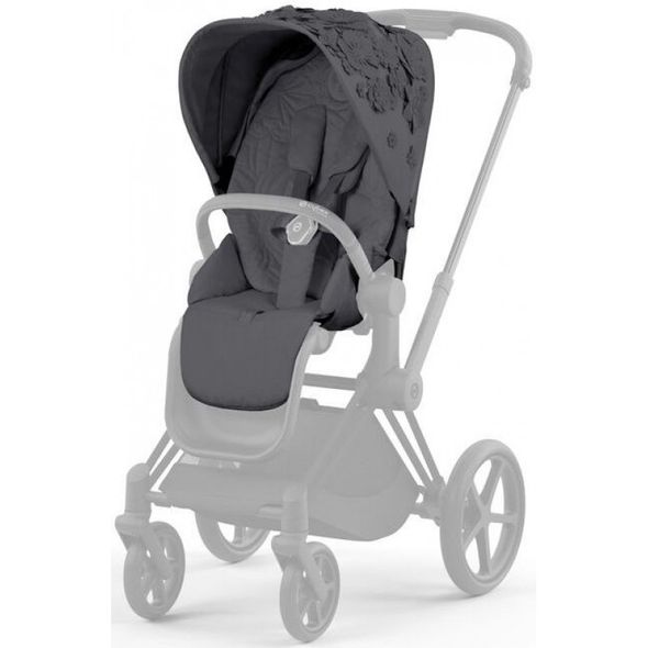 Купити Коляска дитяча 2 в 1 Cybex Priam Simply Flowers Grey шасі Matt Black 62 340 грн недорого, дешево