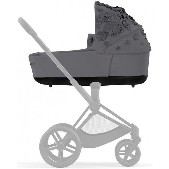 Купити Коляска дитяча 2 в 1 Cybex Priam Simply Flowers Grey шасі Matt Black 62 340 грн недорого, дешево