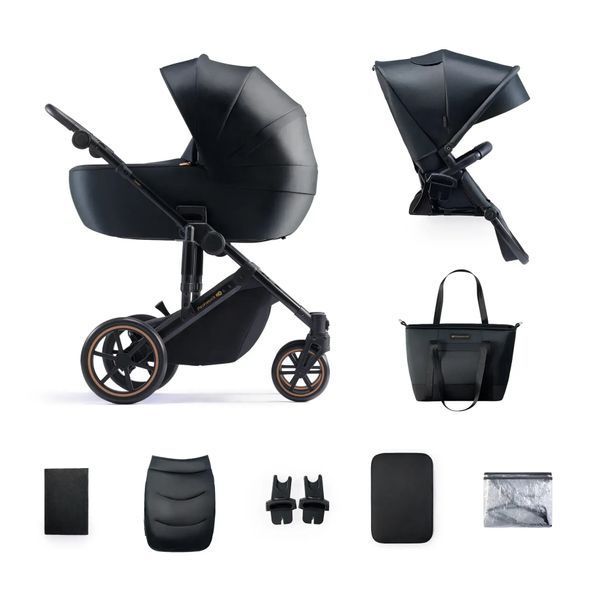 Купити Коляска дитяча 2 в 1 Kinderkraft Prime 2 Venezian Black 12 990 грн недорого, дешево