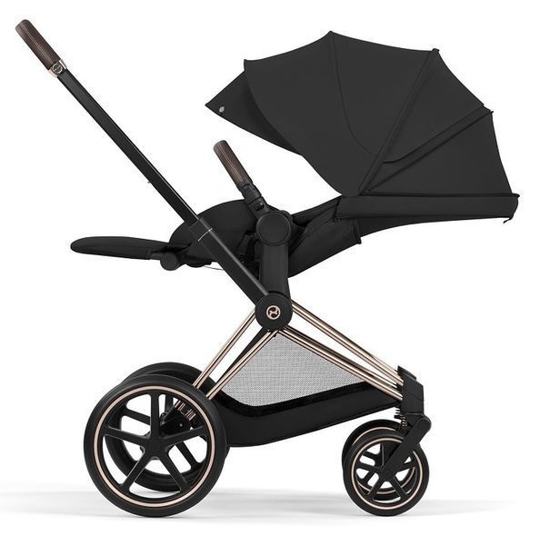 Купить Коляска 2 в 1 Cybex Priam Comfort Sepia Black шасси Rosegold 55 700 грн недорого
