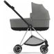 Купити Коляска дитяча 2 в 1 Cybex Mios Lux Mirage Grey шасі Chrome Black 37 090 грн недорого