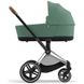 Купити Коляска дитяча 2 в 1 Cybex Priam Leaf Green шасі Chrome Brown 51 600 грн недорого