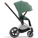 Купити Коляска дитяча 2 в 1 Cybex Priam Leaf Green шасі Chrome Brown 51 600 грн недорого