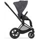 Купити Коляска дитяча 2 в 1 Cybex Priam Simply Flowers Grey шасі Matt Black 62 340 грн недорого