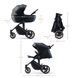Купити Коляска дитяча 2 в 1 Kinderkraft Prime 2 Venezian Black 12 990 грн недорого