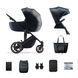 Купити Коляска дитяча 2 в 1 Kinderkraft Prime 2 Venezian Black 12 990 грн недорого