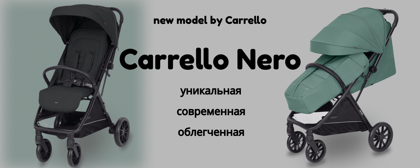Коляска для прогулок Carrello Nero