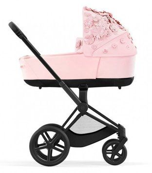 Купить Коляска 2 в 1 Cybex Priam Simply Flowers Pink шасси Matt Black 62 340 грн недорого