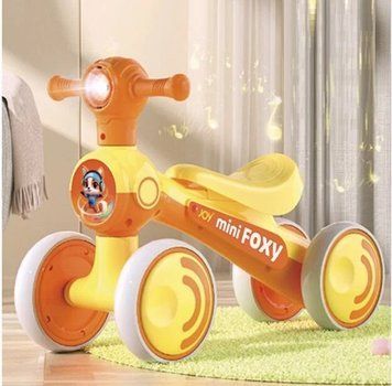 Купить Беговел детский 4-х колесный JOY TR-89302 (колеса EVA, укр. музыка, подсветка) 701 грн недорого