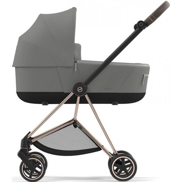 Купити Коляска дитяча 2 в 1 Cybex Mios Lux Mirage Grey шасі Rose Gold 41 500 грн недорого, дешево