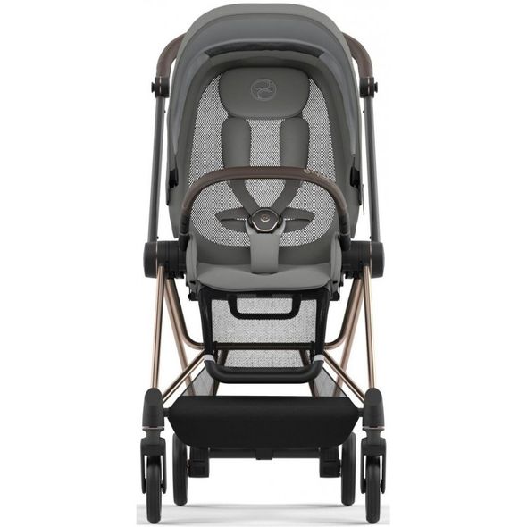 Купити Коляска дитяча 2 в 1 Cybex Mios Lux Mirage Grey шасі Rose Gold 41 500 грн недорого, дешево