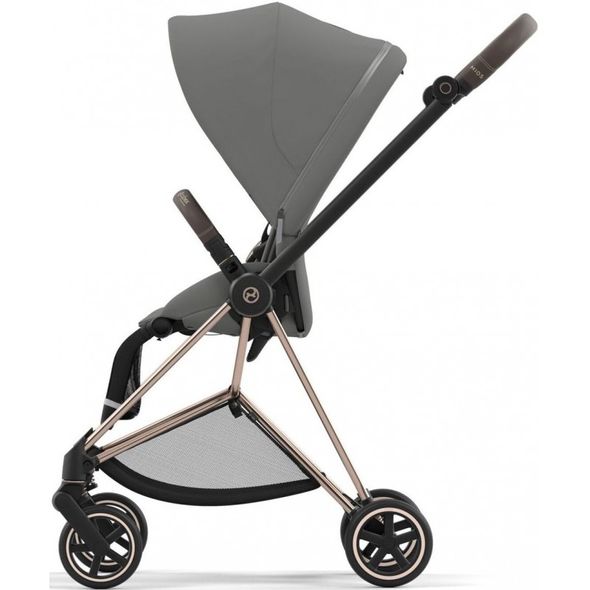 Купити Коляска дитяча 2 в 1 Cybex Mios Lux Mirage Grey шасі Rose Gold 41 500 грн недорого, дешево