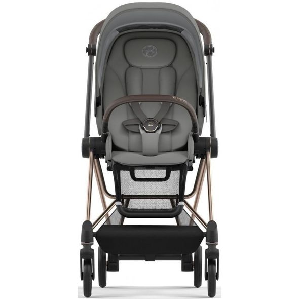 Купити Коляска дитяча 2 в 1 Cybex Mios Lux Mirage Grey шасі Rose Gold 41 500 грн недорого, дешево