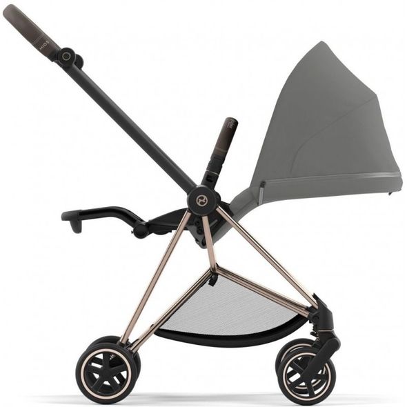 Купити Коляска дитяча 2 в 1 Cybex Mios Lux Mirage Grey шасі Rose Gold 41 500 грн недорого, дешево