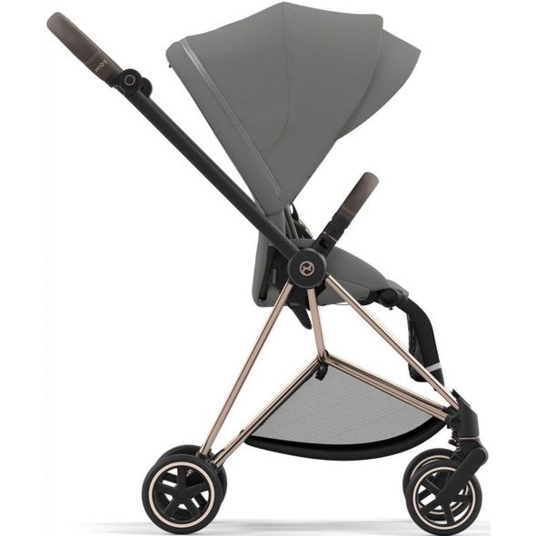 Купити Коляска дитяча 2 в 1 Cybex Mios Lux Mirage Grey шасі Rose Gold 41 500 грн недорого, дешево