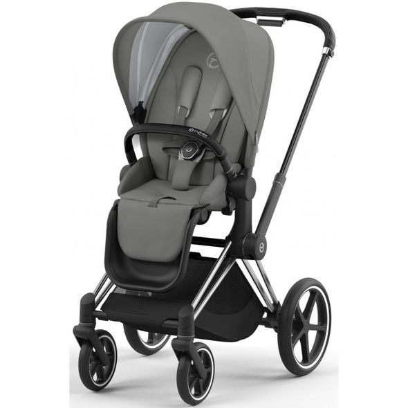 Купити Коляска дитяча 2 в 1 Cybex Priam Mirage Grey шасі Chrome Black 49 180 грн недорого, дешево