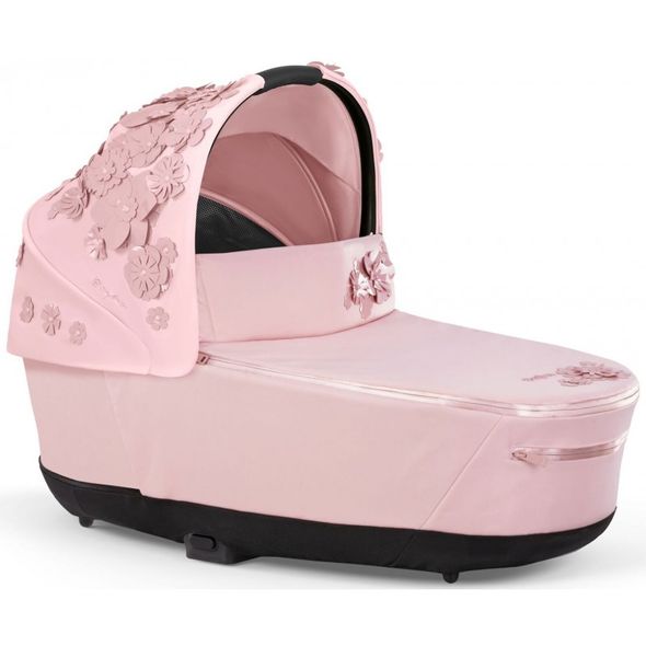 Купити Коляска дитяча 2 в 1 Cybex Priam Simply Flowers Pink шасі Matt Black 62 340 грн недорого, дешево