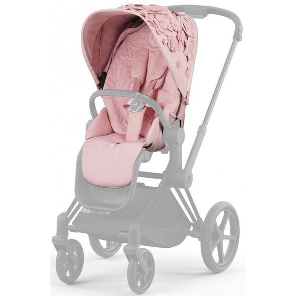 Купити Коляска дитяча 2 в 1 Cybex Priam Simply Flowers Pink шасі Matt Black 62 340 грн недорого, дешево