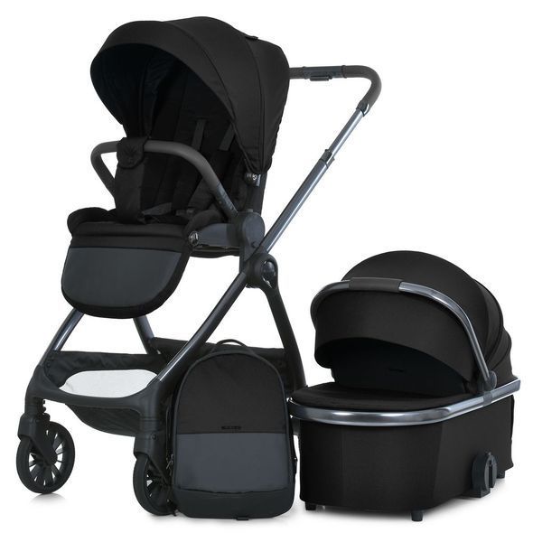 Купить Коляска универсальная 2 в 1 El Camino Riviera ME 1183 Jet Black 13 264 грн недорого