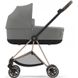 Купити Коляска дитяча 2 в 1 Cybex Mios Lux Mirage Grey шасі Rose Gold 41 500 грн недорого