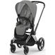 Купити Коляска дитяча 2 в 1 Cybex Priam Mirage Grey шасі Chrome Black 49 180 грн недорого