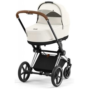 Купити Коляска дитяча 2 в 1 Cybex Priam Off White шасі Chrome Brown 49 080 грн недорого, дешево