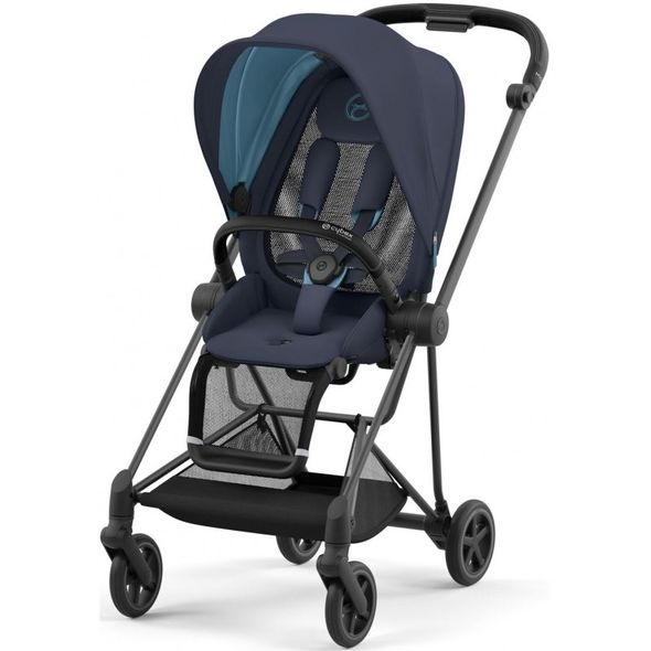 Купити Коляска дитяча 2 в 1 Cybex Mios Lux Dark Navy шасі Matt Black 38 890 грн недорого, дешево