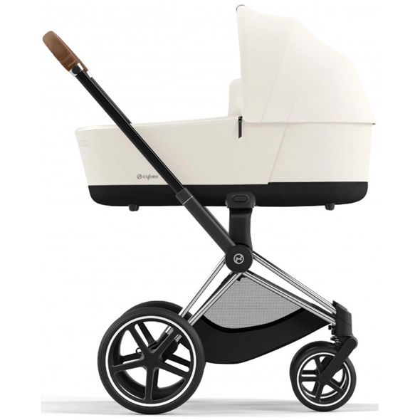 Купити Коляска дитяча 2 в 1 Cybex Priam Off White шасі Chrome Brown 49 080 грн недорого, дешево