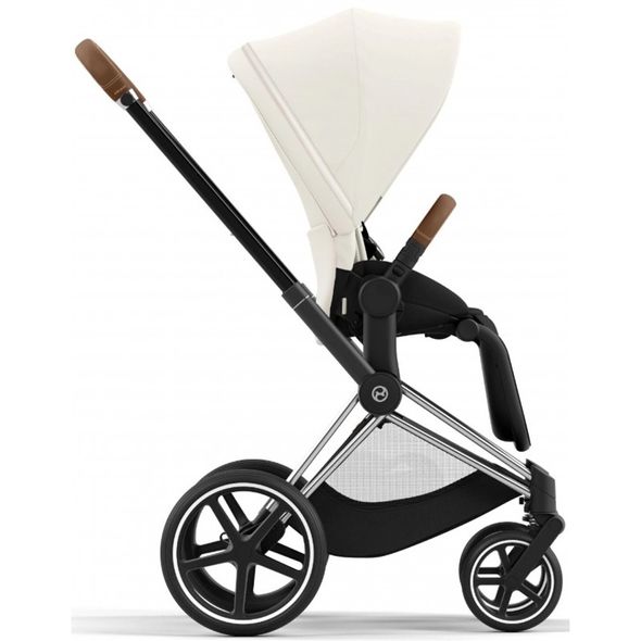 Купити Коляска дитяча 2 в 1 Cybex Priam Off White шасі Chrome Brown 49 080 грн недорого, дешево