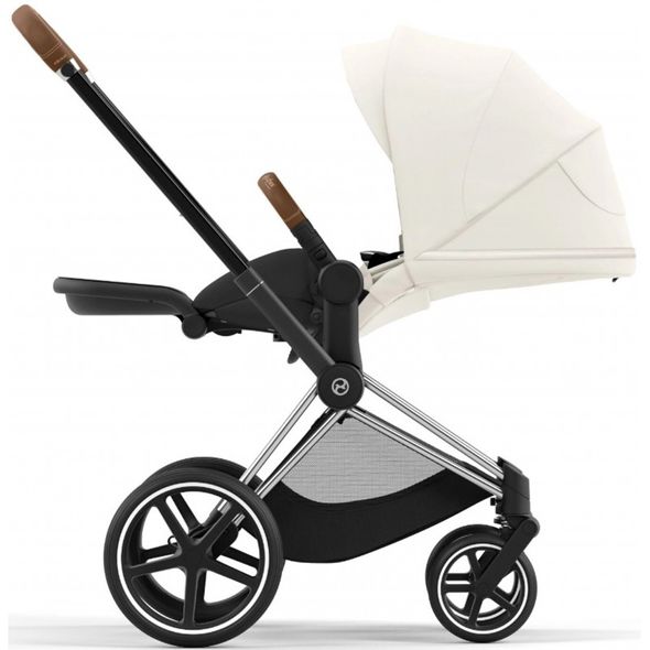 Купити Коляска дитяча 2 в 1 Cybex Priam Off White шасі Chrome Brown 49 080 грн недорого, дешево