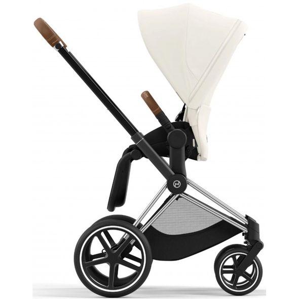 Купити Коляска дитяча 2 в 1 Cybex Priam Off White шасі Chrome Brown 49 080 грн недорого, дешево