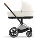 Купити Коляска дитяча 2 в 1 Cybex Priam Off White шасі Chrome Brown 49 080 грн недорого