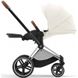 Купити Коляска дитяча 2 в 1 Cybex Priam Off White шасі Chrome Brown 49 080 грн недорого