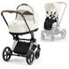 Купити Коляска дитяча 2 в 1 Cybex Priam Off White шасі Chrome Brown 49 080 грн недорого