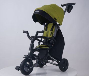 Купить Трехколесный складной велосипед Qplay Nova+ Rubber Military Green 8 400 грн недорого