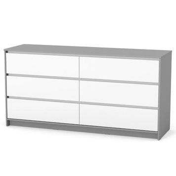 Купить Комод Верес Берн 1750 бело-графитовый 10 690 грн недорого