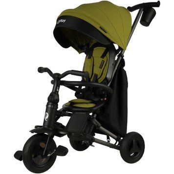 Купити Триколісний складний велосипед Qplay Nova+ Rubber Military Green 8 400 грн недорого, дешево