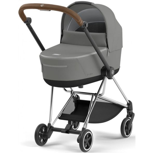 Купити Коляска дитяча 2 в 1 Cybex Mios Lux Mirage Grey шасі Chrome Brown 39 500 грн недорого, дешево