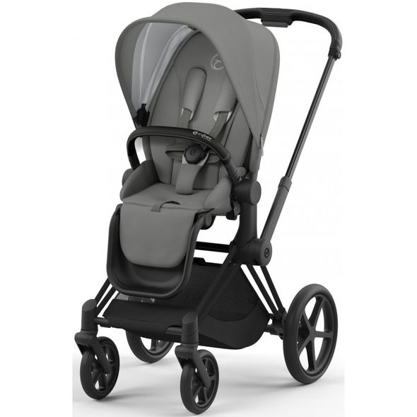 Купити Коляска дитяча 2 в 1 Cybex Priam Mirage Grey шасі Matt Black 49 080 грн недорого, дешево