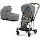 Купити Коляска дитяча 2 в 1 Cybex Mios Lux Mirage Grey шасі Chrome Brown 39 500 грн недорого