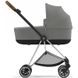 Купити Коляска дитяча 2 в 1 Cybex Mios Lux Mirage Grey шасі Chrome Brown 39 500 грн недорого