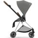 Купити Коляска дитяча 2 в 1 Cybex Mios Lux Mirage Grey шасі Chrome Brown 39 500 грн недорого