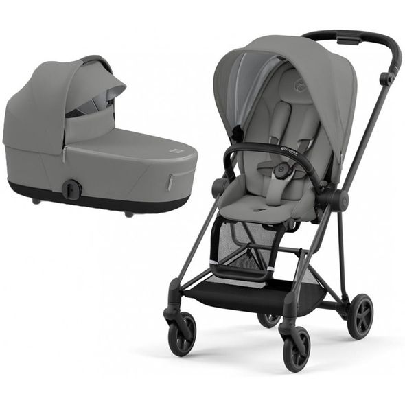 Купити Коляска дитяча 2 в 1 Cybex Mios Lux Mirage Grey шасі Matt Black 39 500 грн недорого, дешево