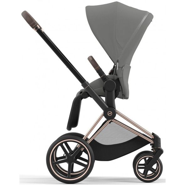 Купити Коляска дитяча 2 в 1 Cybex Priam Mirage Grey шасі Rosegold 52 190 грн недорого, дешево