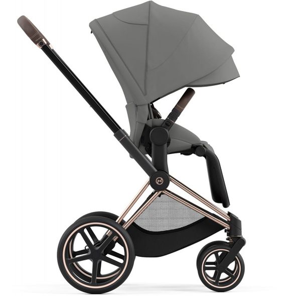 Купити Коляска дитяча 2 в 1 Cybex Priam Mirage Grey шасі Rosegold 52 190 грн недорого, дешево